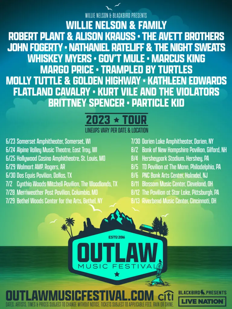 Outlaw Music Festival Setlist